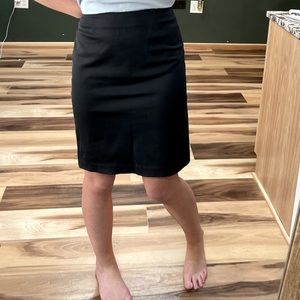 Black pencil skirt